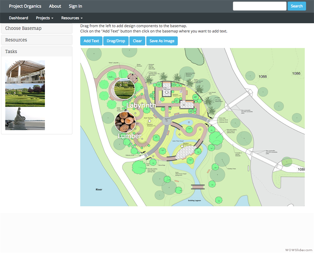 organics project map