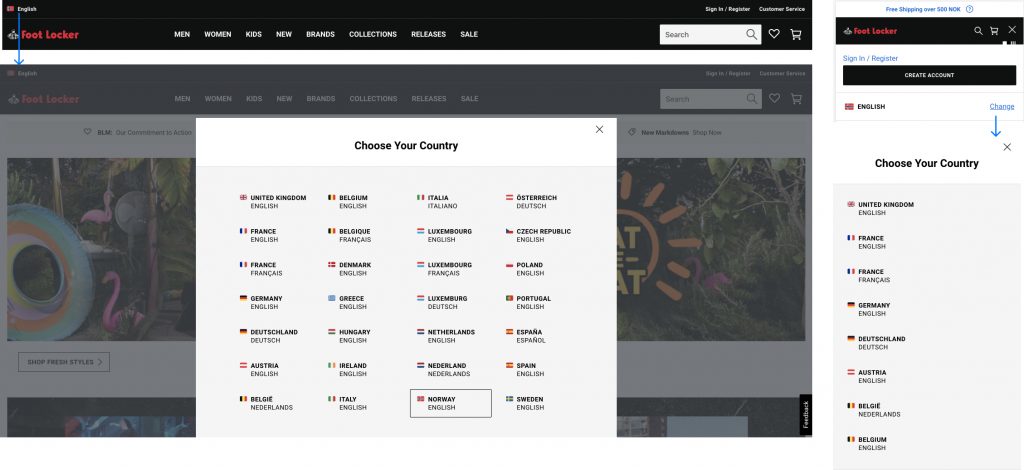 Final Country Language UI