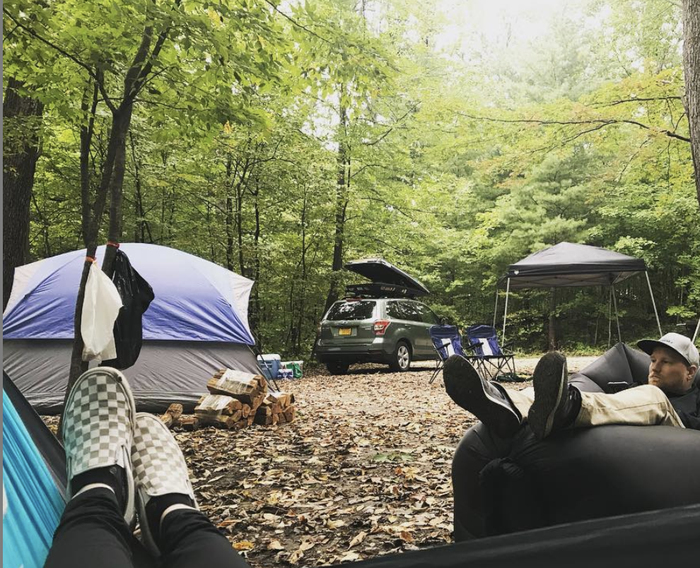 camping setup